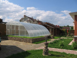 Поликарбонатное покрытие для бассейна 3