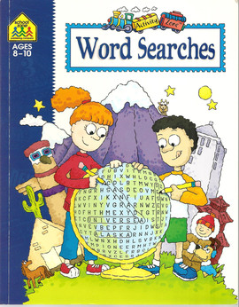 «Word Searches» activity book (ages 8-10)