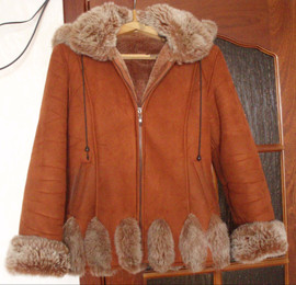 дубленка искусств.женская р.44-46 2