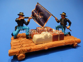 Солдатики 1/32 DSG Плот армии Федерации ACW 5