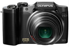 Отличный фотоаппарат Olympus SZ 30MR Black, 16 Мп