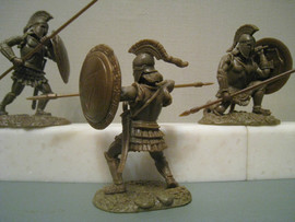 Солдатики 1/32 CONTE Спартанцы цвет Bronze set 3 7