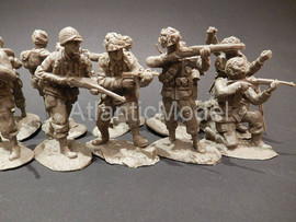 Солдатики 1/32 CONTE US парашютисты 16 шт set 1 4