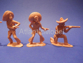 Солдатики 1/32 Reisler Пешие мексиканцы 4 фигуры 3