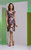 Top Design Платье с цветочным принтом  А4 064