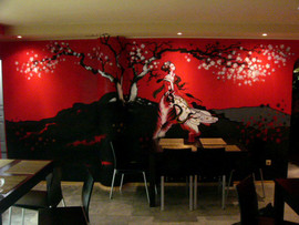 Дизайн помещений - роспись стен 9