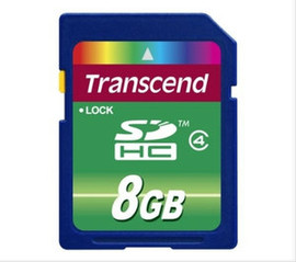 Карта памяти SD HC Transcend 8 Гб Class 4