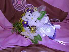 Свадебный букет из бисера 2