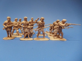 солдатики 1 32 Barzso Пионеры тринадцать фигур