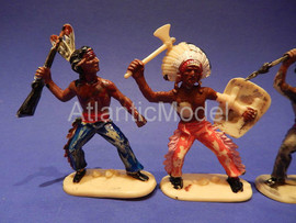 Солдатики 1/32 Hofler Индейцы Первый Бежевый 7 шт