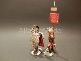 Солдатики 1/32 Conte Аквила Знамя легиона МЕТАЛЛ set 1 7