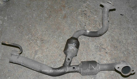 Приемная труба глушителя штаны катализатор Jeep Grand Cherokee 4