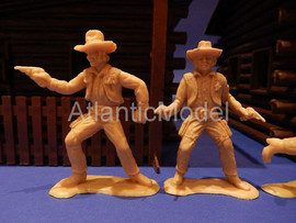 Солдатики 1/32 Domplast Ковбои и шериф 5 шт 5 поз 7