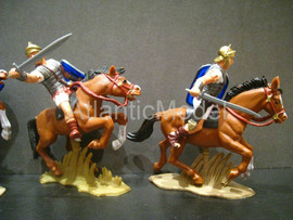 Солдатики 1/32 DSG Конные преторианцы 4 фигуры 10