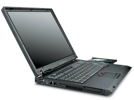 Ноутбук IBM ThinkPad T43 с 2 аккумуляторами, Win 7