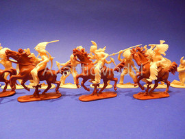 Солдатики 1/32 Hofler Индейцы Четвертый Бежевый 14 9