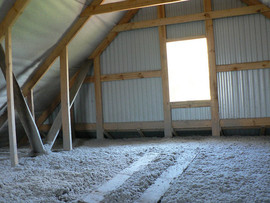 Утепление домов эковатой