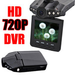Автомобильный видеорегистратор HD DVR с поворотным дисплеем