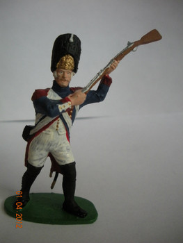 СОЛДАТИК РЯДОВОЙ ФРАНЦУЗСКОЙ ГВАРДИИ НАПОЛЕОНА 1812г.