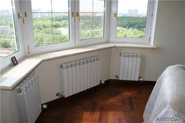 Остекление под ключ квартиры, балконы с обшивкой 7