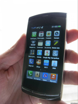 Продам новый сенсорный телефон WG9 на 2 сим WIFI FM TV электрон.