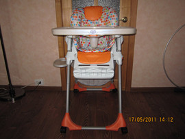 Детский стульчик для кормления Chicco Polly Candy