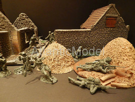 Солдатики 1/32 Сonte Пехота США Все 27 фигур 2МВ 7