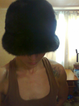 Шапка норковая новая 3