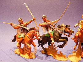 Солдатики 1/32 DSG Карфагенская конница 4 фигуры 4 5