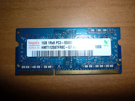 Оперативная память DDR3 1GB для ноутбука (2шт.)