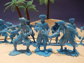 Солдатики 1/32 Marx Пираты Второй набор 13 фигур