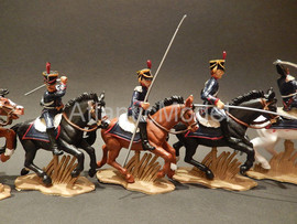 Солдатики 1/32 DSG Французские уланы 6 фигур 6