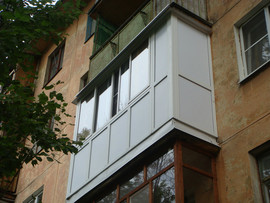 Остекление балконов и лоджий, установка окон ПВХ.