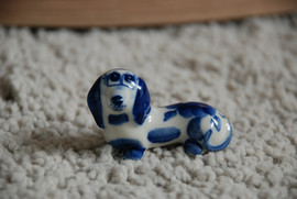 Фигурки из гжели (4 штуки). 2