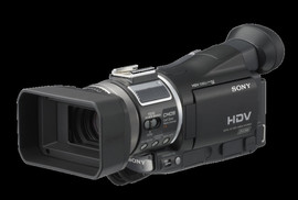 Профессиональный HDV-камкордер Sony HVR-A1E.