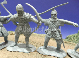 Солдатики 1/32 CONTE Норманы 8 фигур раритет set 1