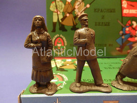 Солдатики 1/32 Басевич Герои гражданской войны s 6 7