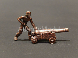 Канонир и пушка 8230 Artesania длина 27 мм