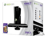 Продаю Microsoft Xbox 360 Slim 250Gb+kinect