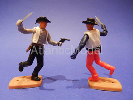 Солдатики 1/32 Plasty Ковбои 2 фигуры 2