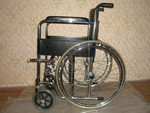 Узкая инвалидная кресло коляска.НОВАЯ.