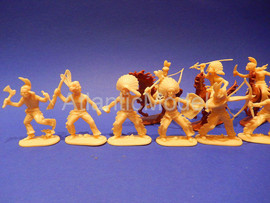 Солдатики 1/32 Hofler Индейцы Четвертый Бежевый 14 3