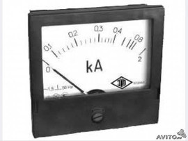 Амперметр щитовой аналоговый