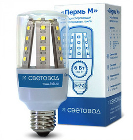 Светодиодная лампа Пермь М-28R-220 белая для ЗОМ