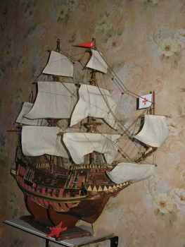 Продаю модель парусника испанский галеон "San Giovanni Battista"
