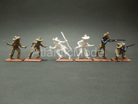 Солдатики 1/32 DSG Мексиканские бандиты 6 Не окраш 2