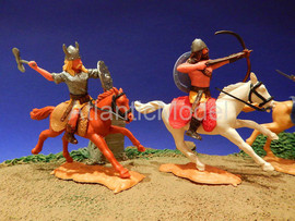 Солдатики 1/32 Timpo Викинги Первый набор 3 фигуры