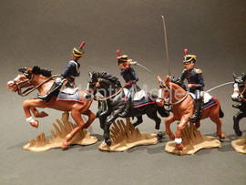Солдатики 1/32 DSG Французские уланы 6 фигур 10
