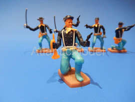 Солдатики 1/32 Plasty Спешенная 7 кавалерия ACW 5 9