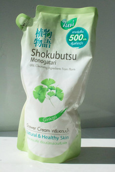 Гель для душа Shokubutsu Monogatari GINGKO 500 мл